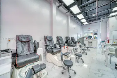 Complete Salon Equipment Package with 8 Pedicure Stations