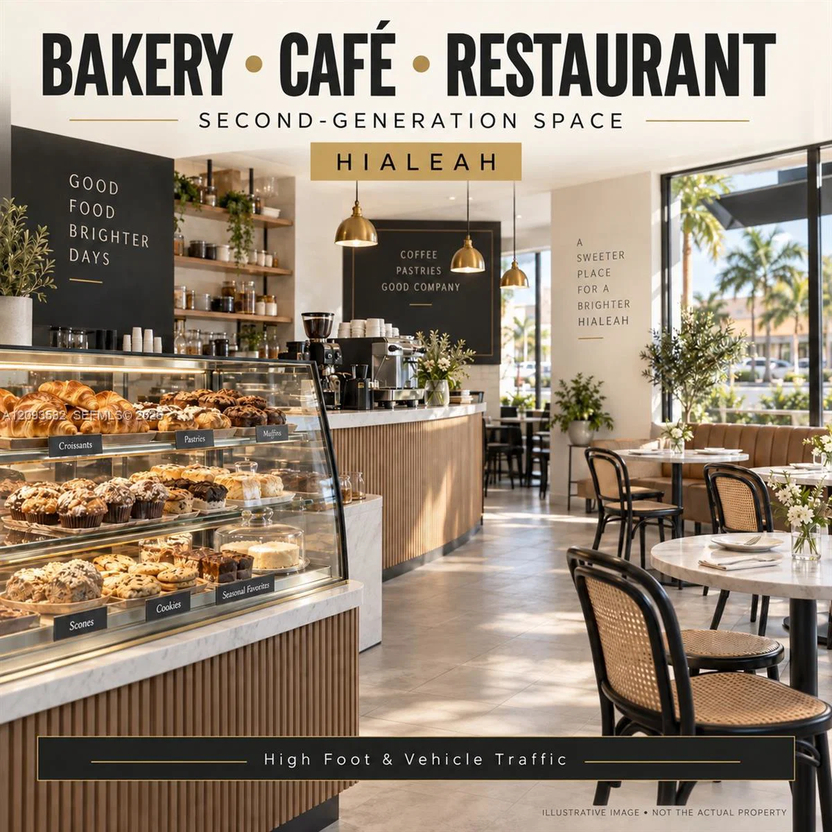 Prime Second Generation Restaurant Space with High Visibility