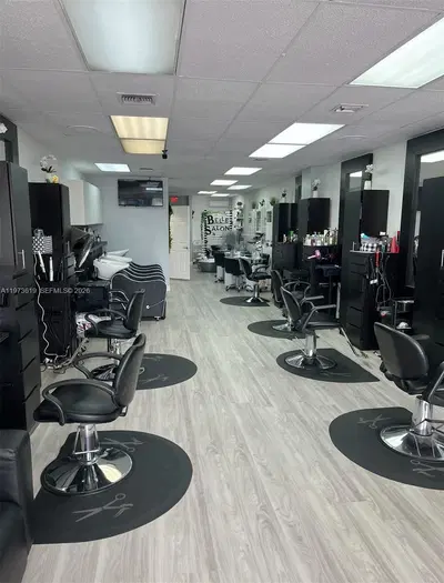 Complete Hair Salon Equipment Package with Prime Location Lease