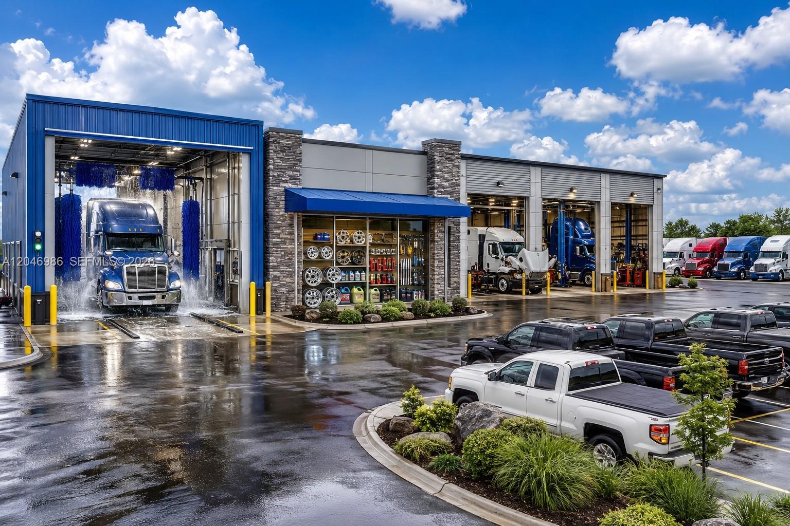 Premier Truck Service Center with Valuable Real Estate
