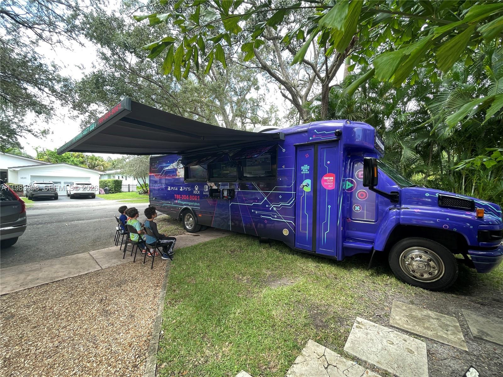 Complete Mobile Gaming Party Bus Assets with Social Media Following