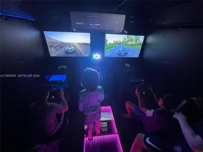 Complete Mobile Gaming Party Bus Assets with Social Media Following