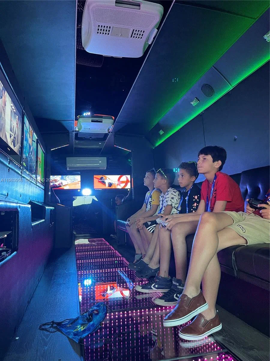 Complete Mobile Gaming Party Bus Assets with Social Media Following
