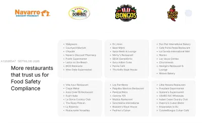 Complete Food Safety Training and Consulting Assets