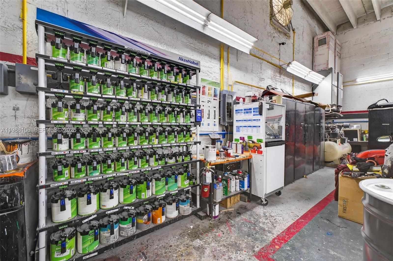 Complete Auto Paint Shop Assets with Professional Spray Booth