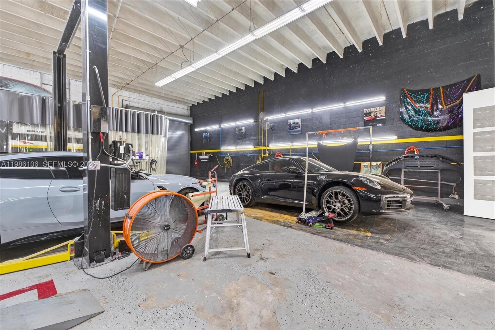 Complete Auto Paint Shop Assets with Professional Spray Booth