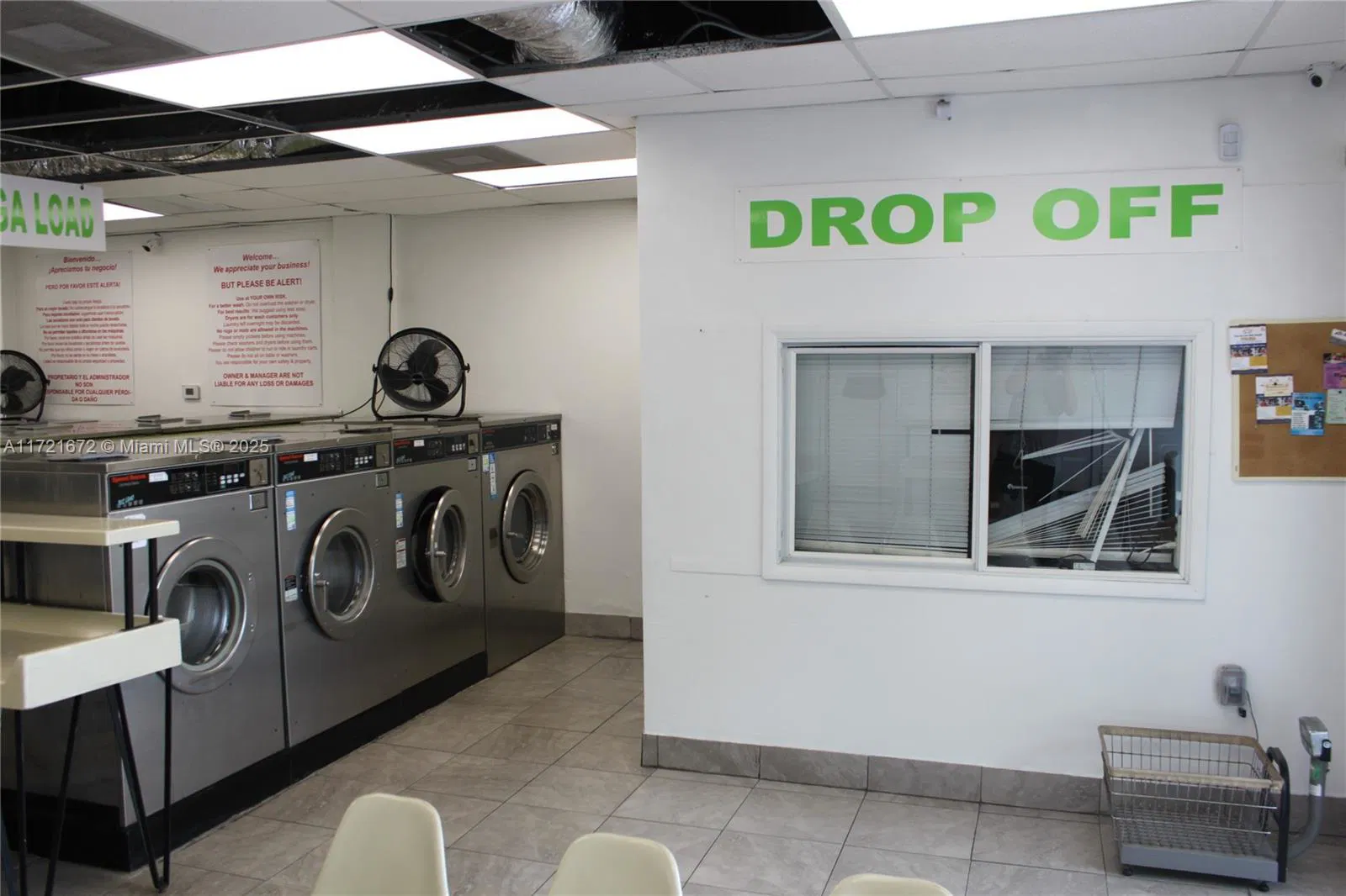 Established Laundromat with Recently Updated Building