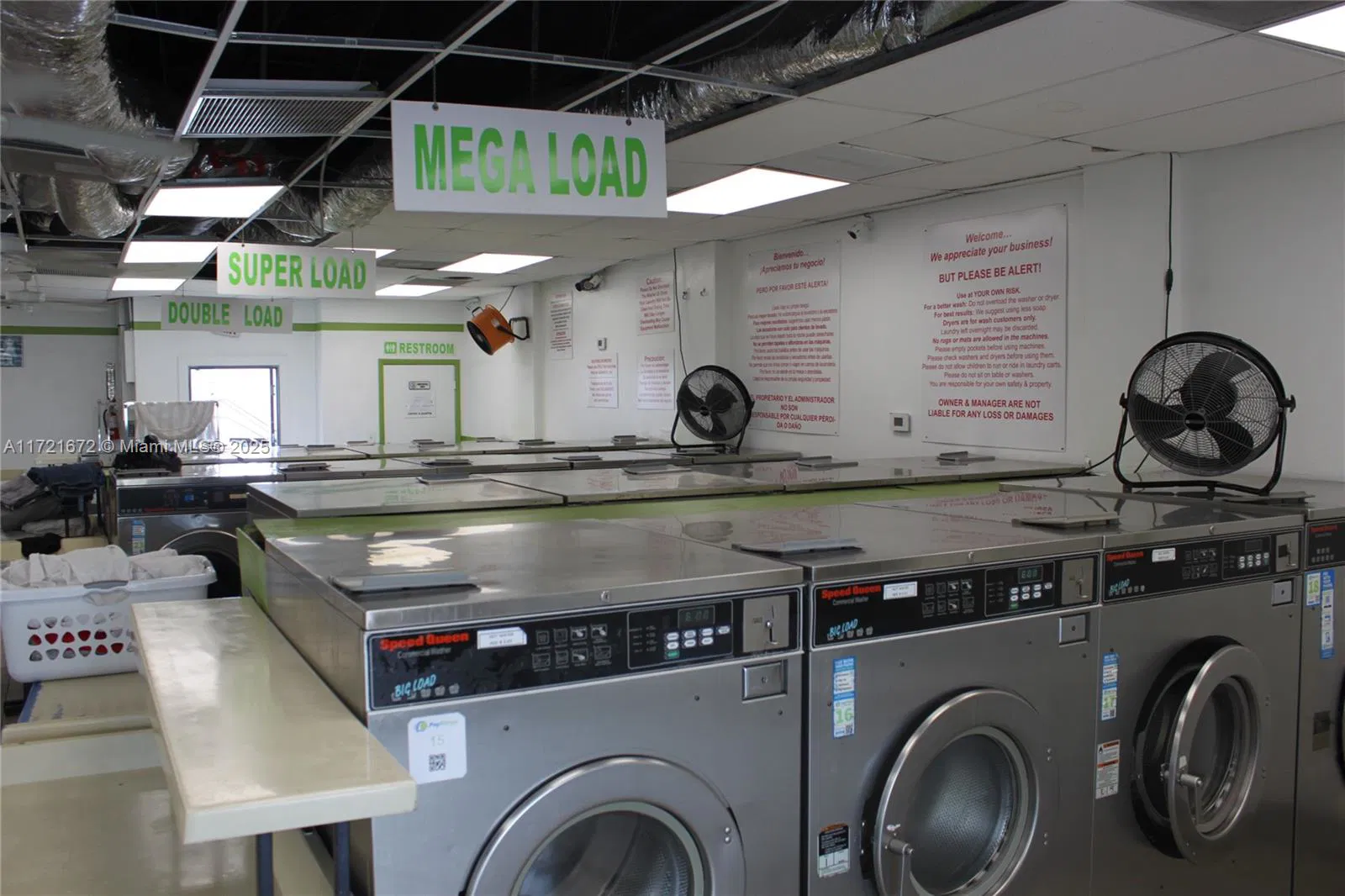 Established Laundromat with Recently Updated Building