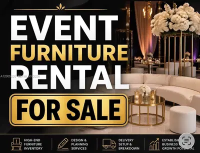 Premier Event Furniture Rental with Extensive High End Inventory