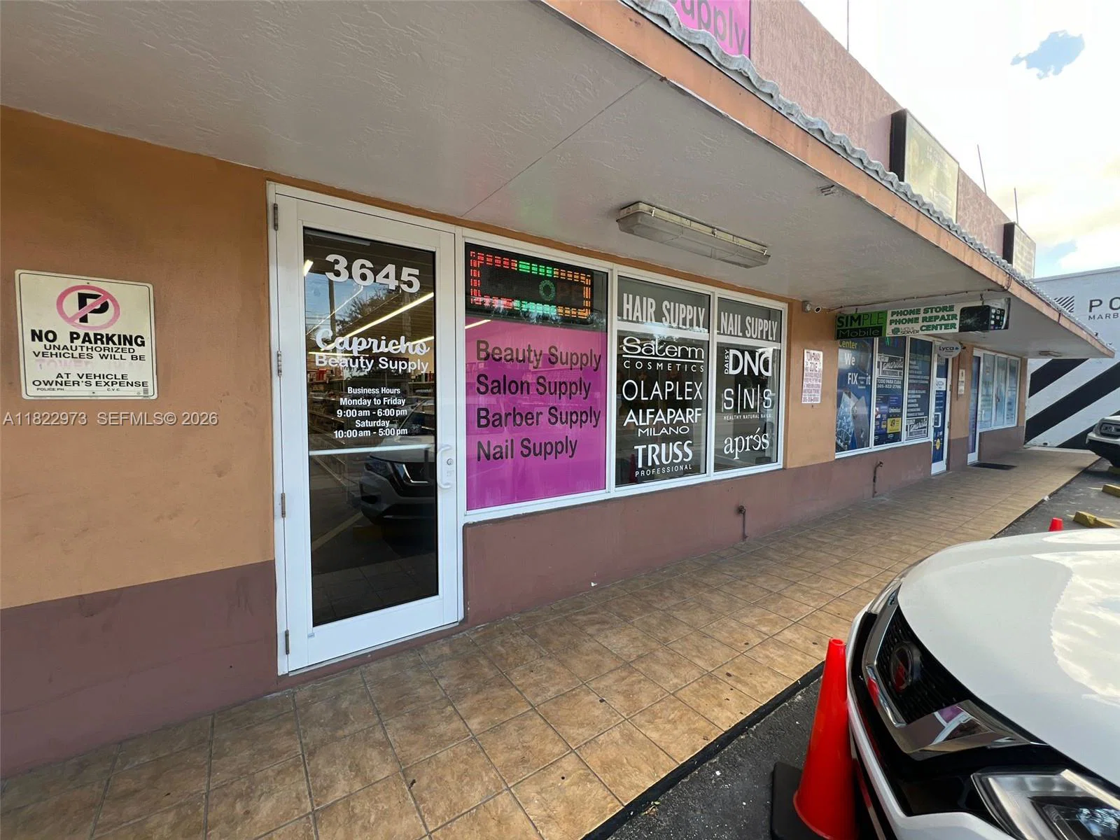 Turnkey Hair Salon and Barber Shop with High Visibility