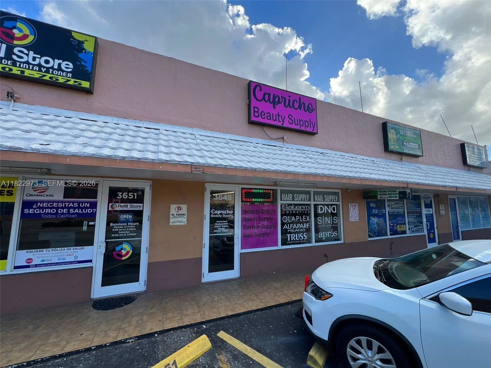 Turnkey Hair Salon and Barber Shop with High Visibility