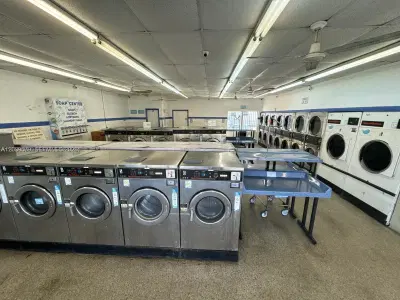 Established Laundromat with Modern Equipment and Low Rent