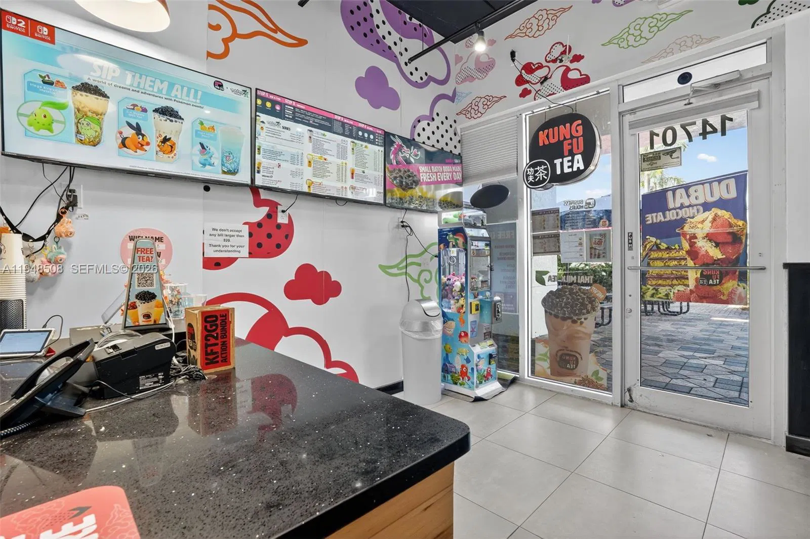 Turnkey Boba Tea Shop with High Traffic Location
