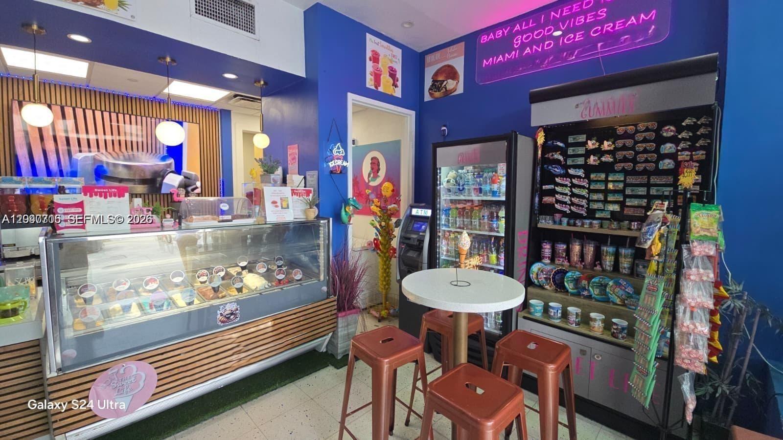 Complete Ice Cream Shop Equipment Package with Custom Interiors