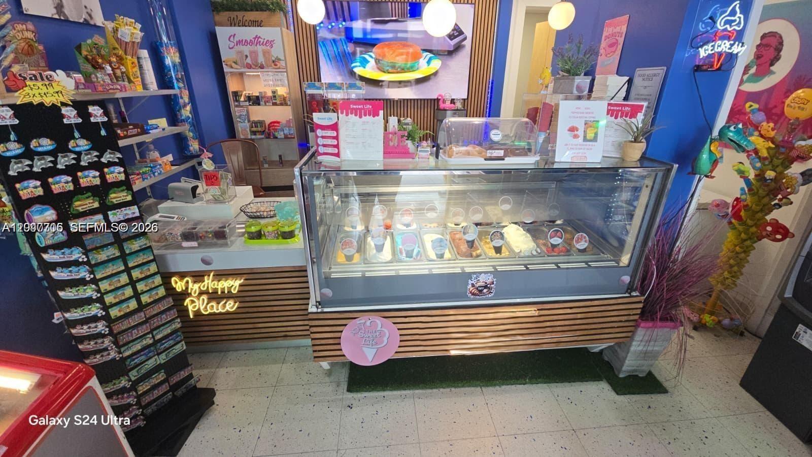 Complete Ice Cream Shop Equipment Package with Custom Interiors