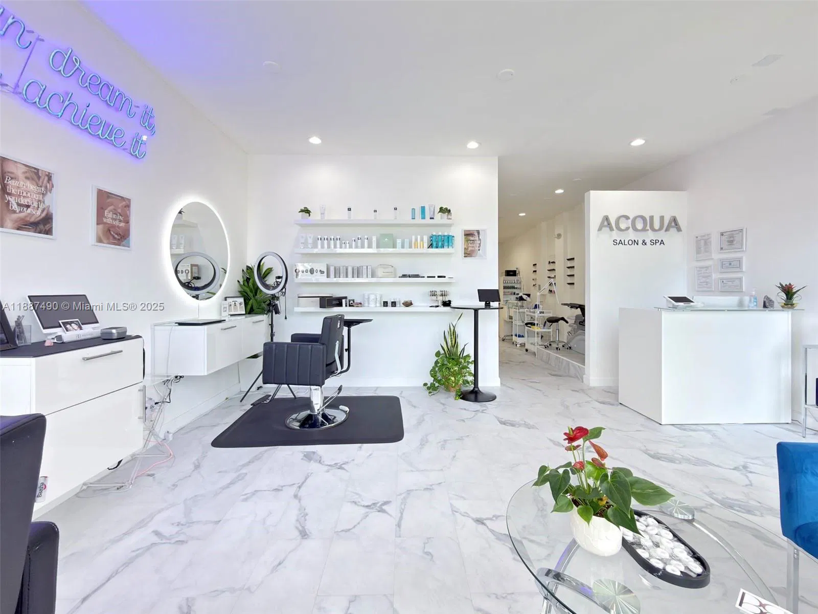 Turnkey Beauty Salon and Spa with Modern Build Out