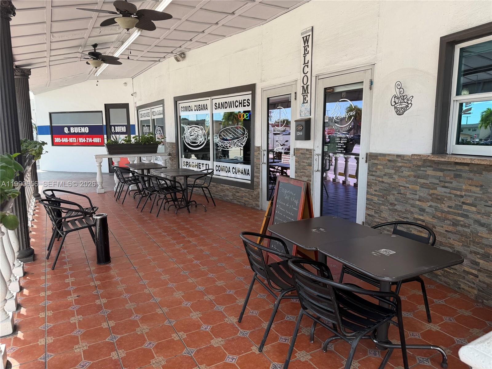 Turnkey Cuban Restaurant with Full Commercial Kitchen