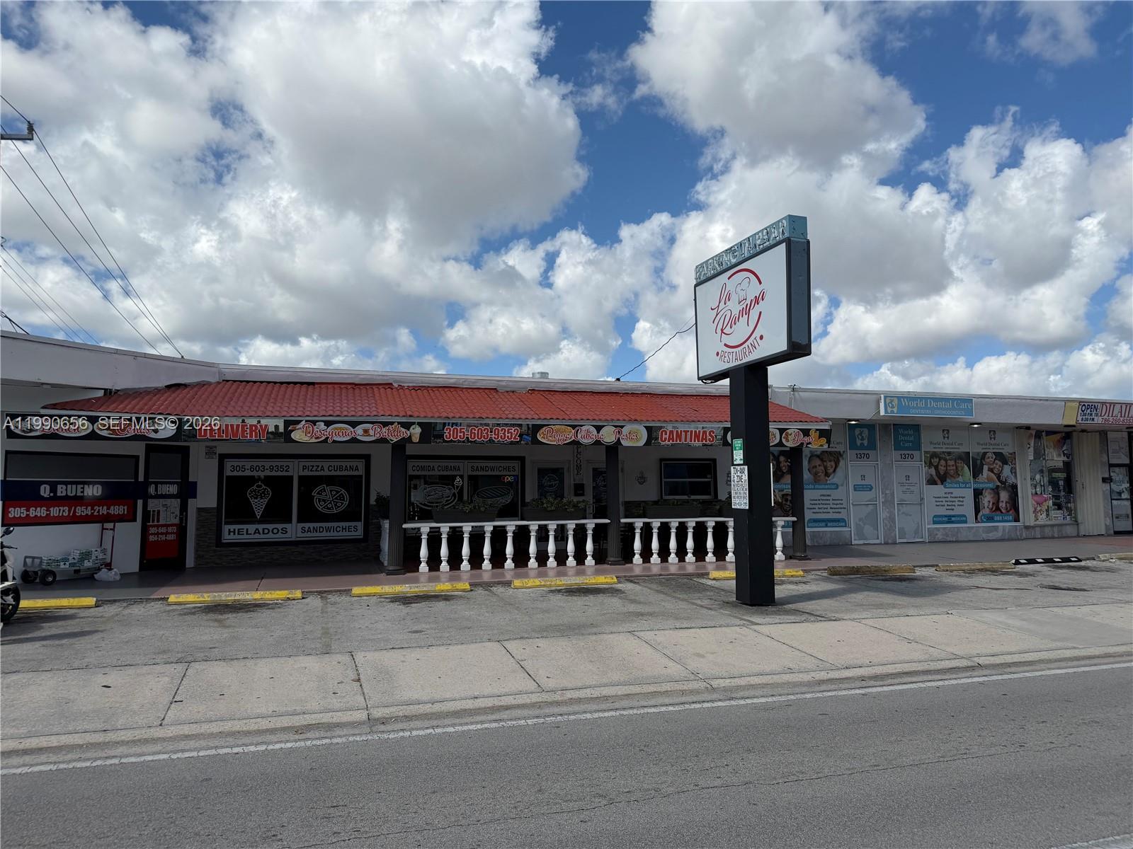 Turnkey Cuban Restaurant with Full Commercial Kitchen