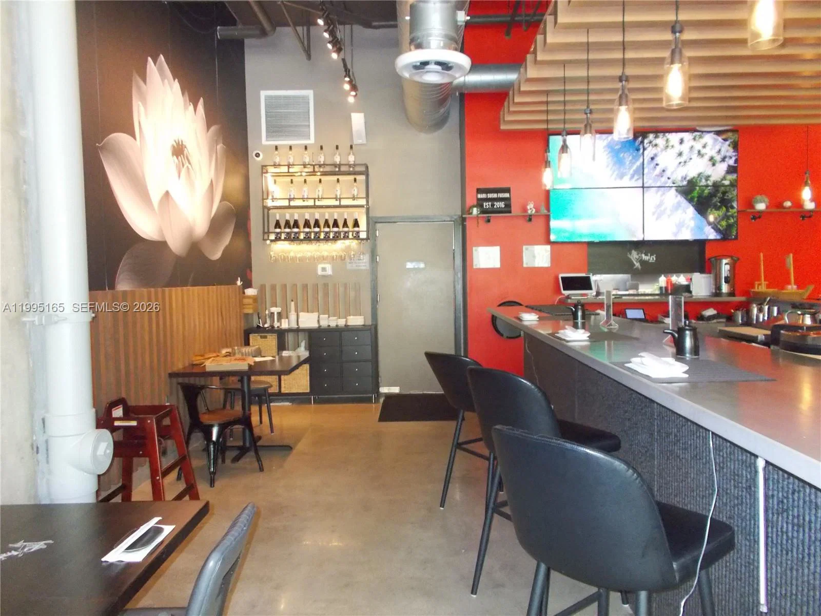 Turnkey Sushi Restaurant in a Prime High Traffic Location