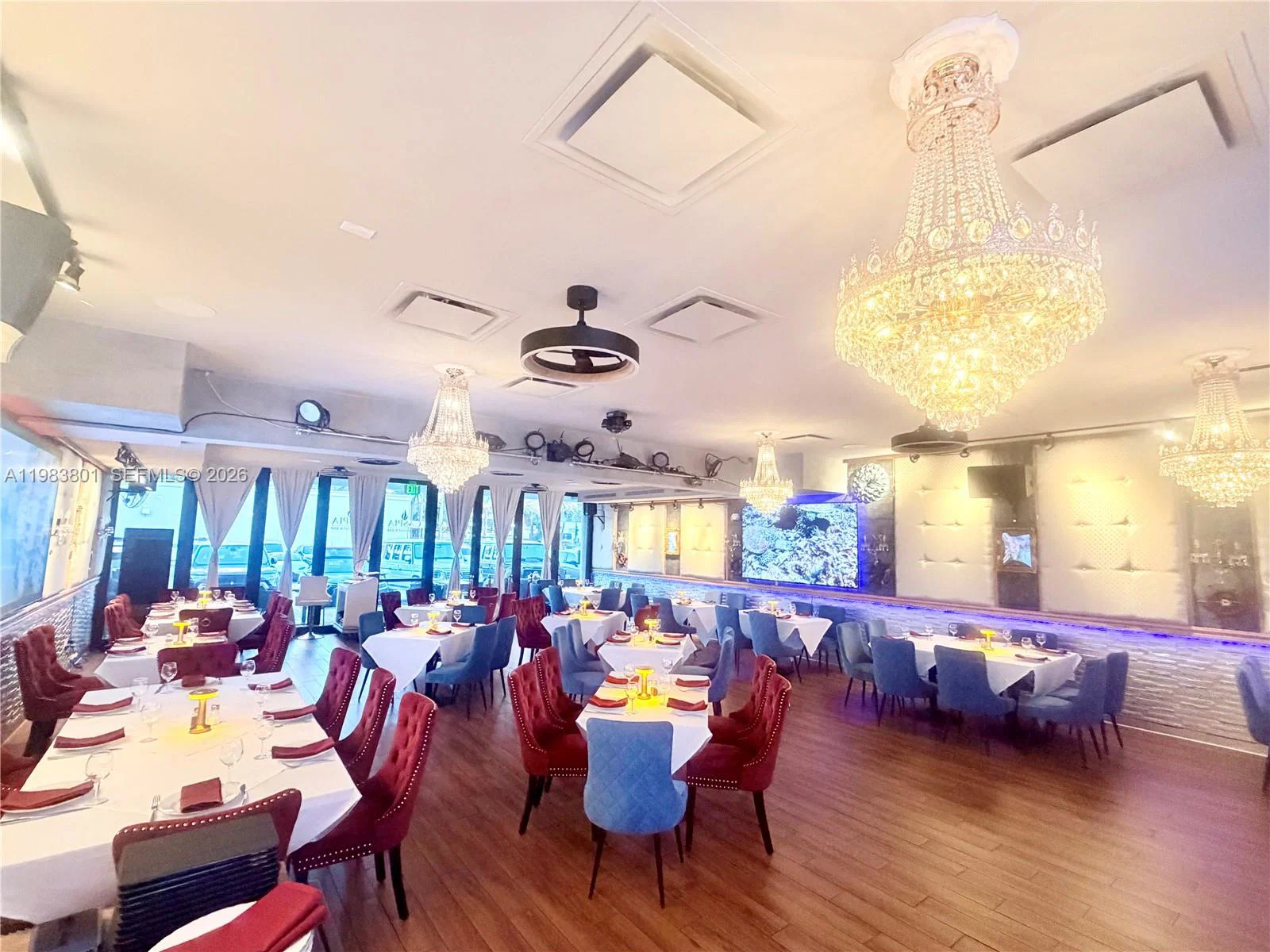 Complete Restaurant Equipment Package with Elegant Dining Atmosphere