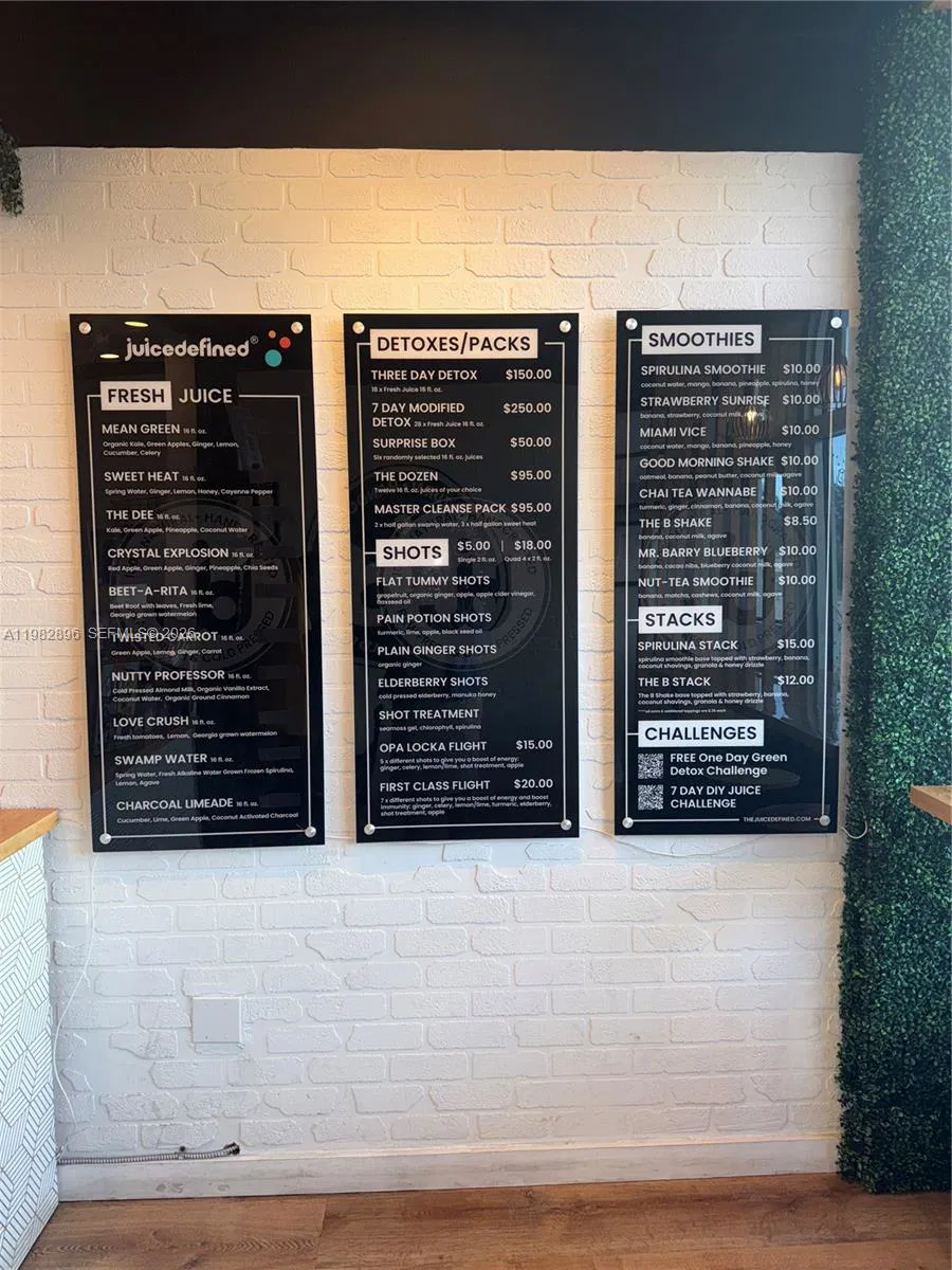 Complete Juice Bar Equipment Package with New Grease Trap