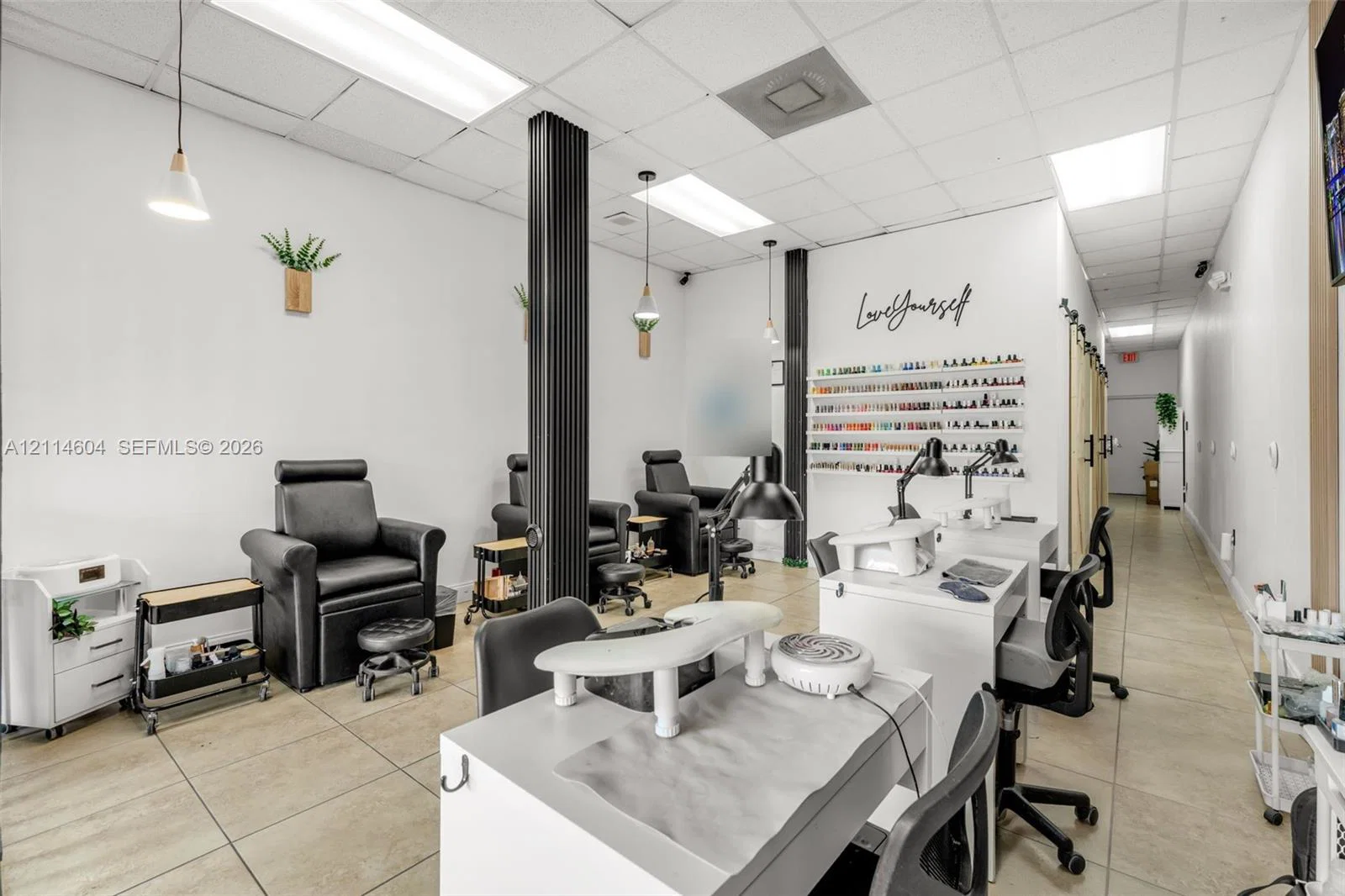Complete Nail Salon Equipment Package with Rented Suites
