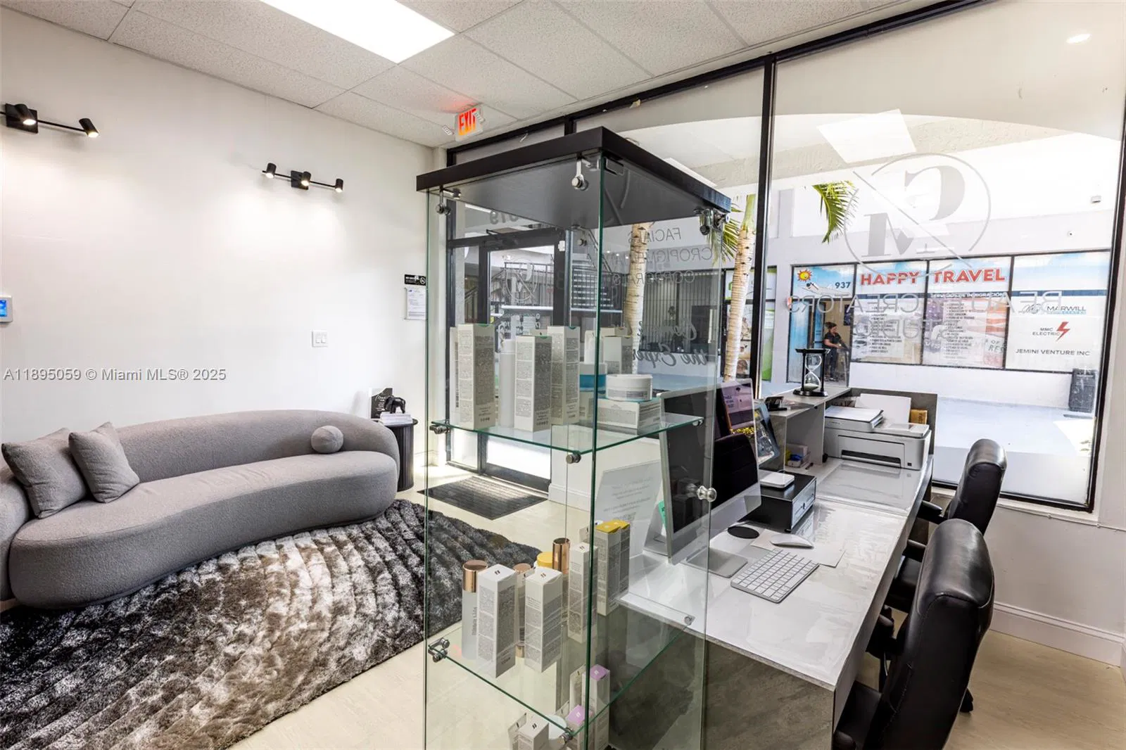 Turnkey Modern Hair Salon and Barber Shop with Prime Location