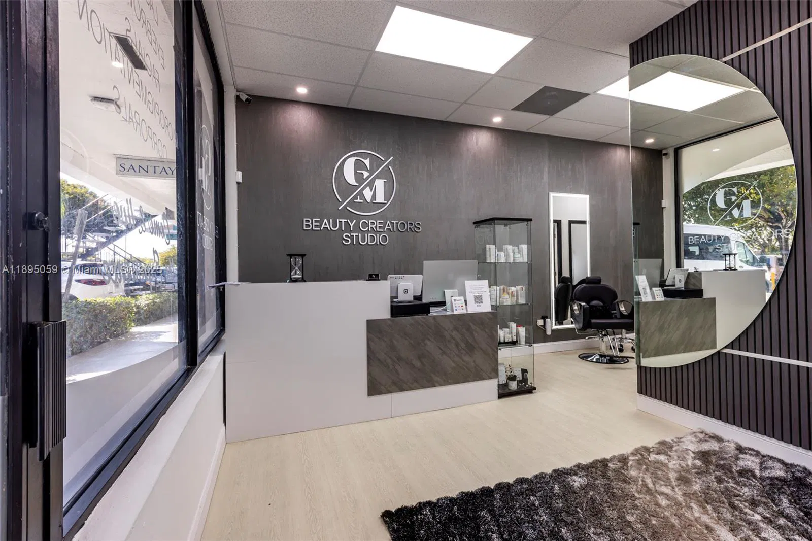 Turnkey Modern Hair Salon and Barber Shop with Prime Location