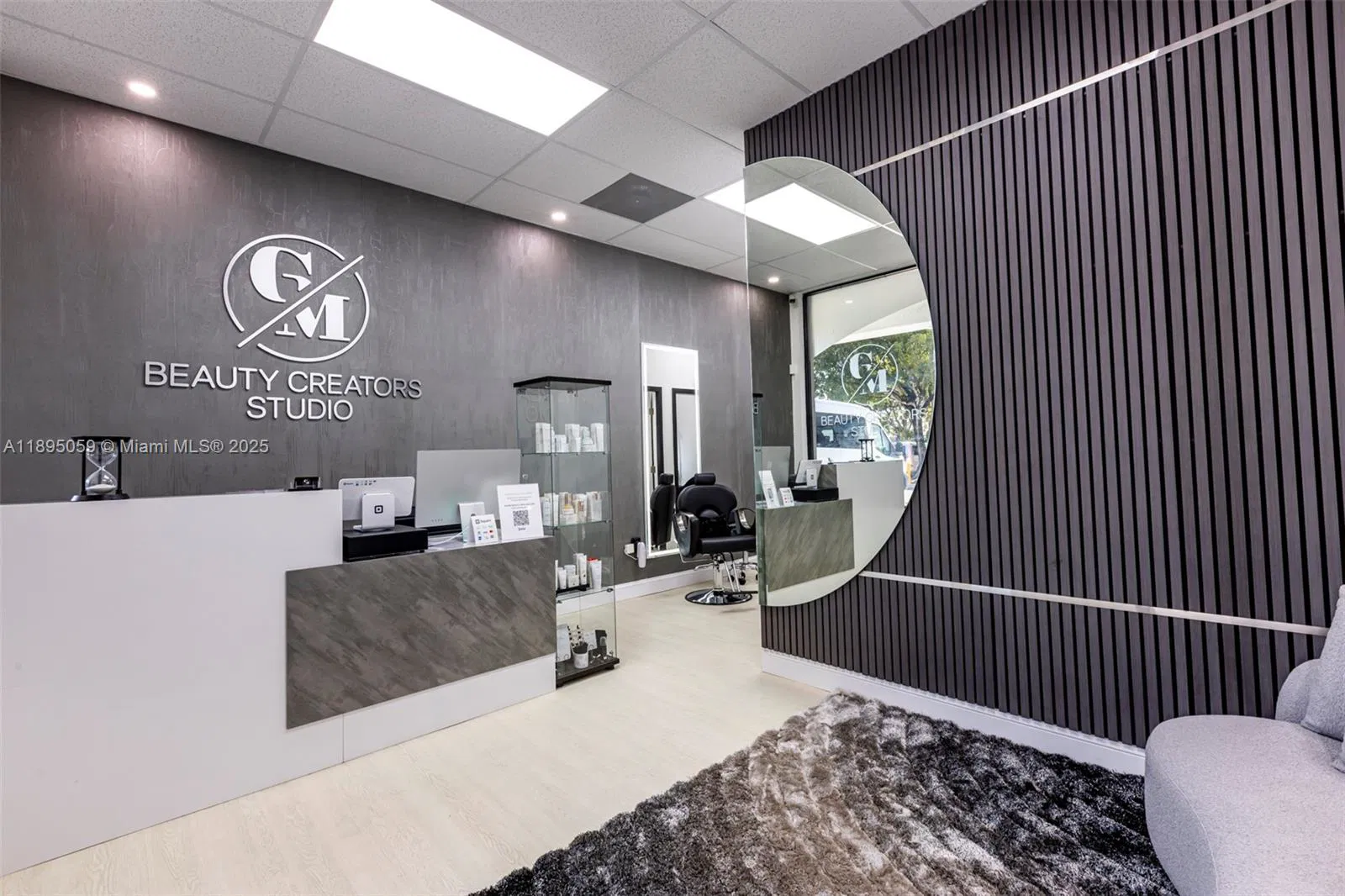 Turnkey Modern Hair Salon and Barber Shop with Prime Location