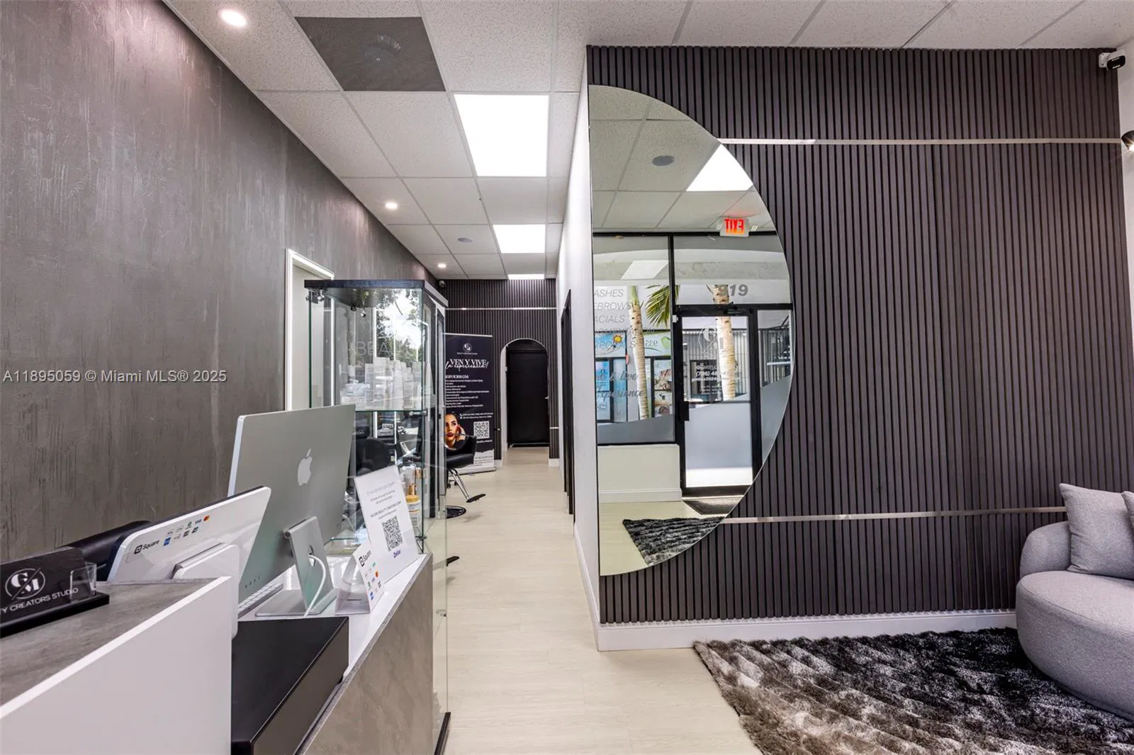 Turnkey Modern Hair Salon and Barber Shop with Prime Location