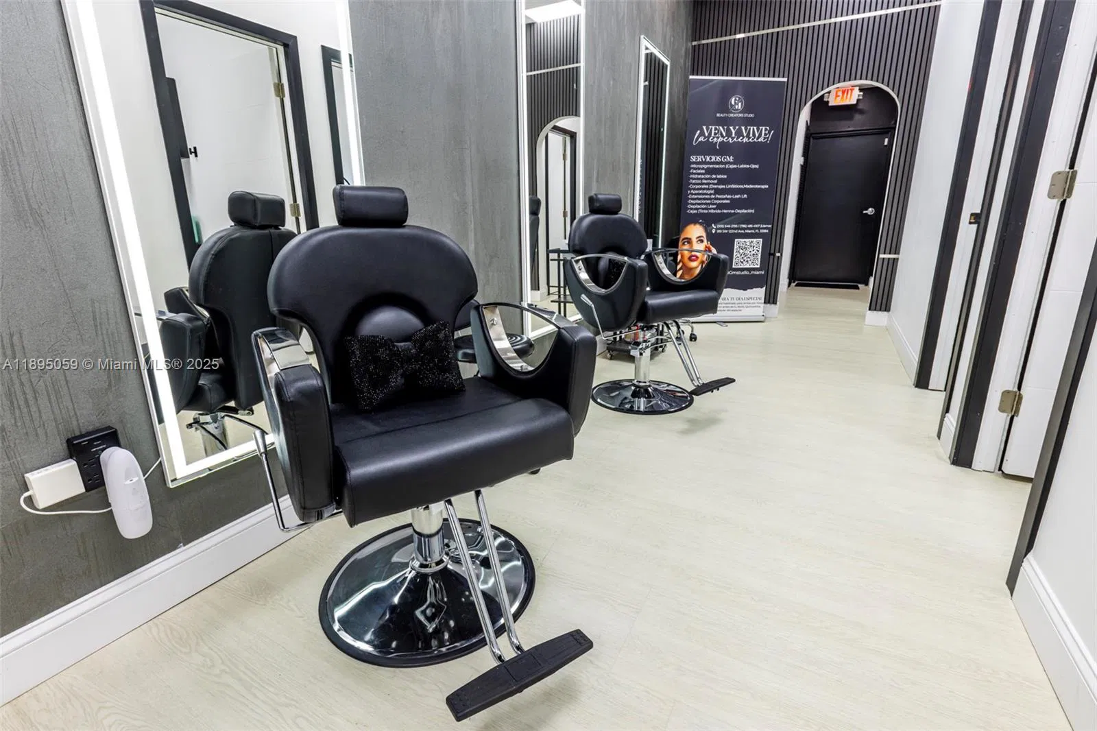 Turnkey Modern Hair Salon and Barber Shop with Prime Location