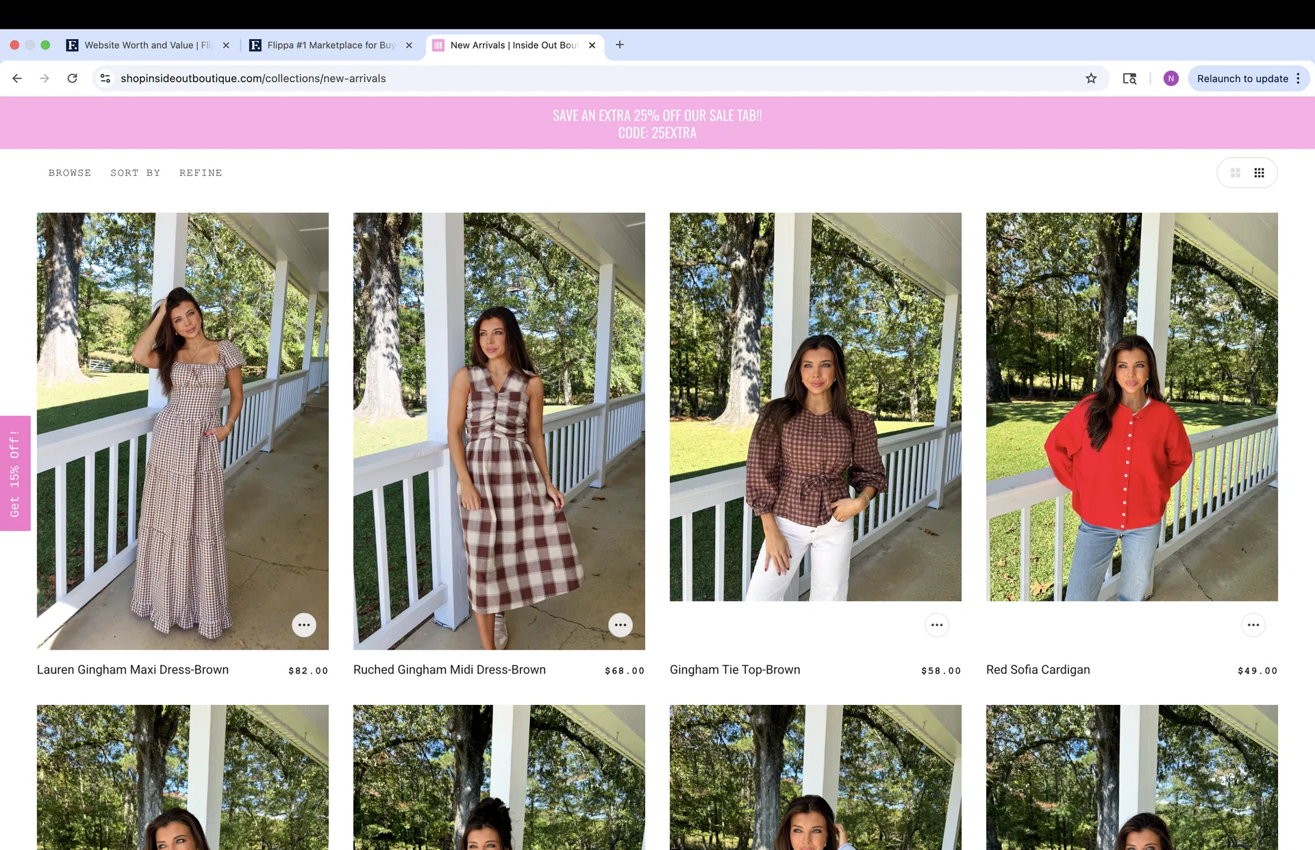 Profitable Online Boutique with Strong Social Media Engagement