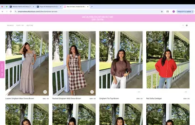 Profitable Online Boutique with Strong Social Media Engagement