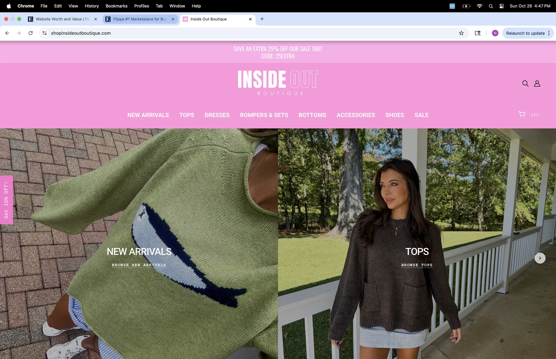 Profitable Online Boutique with Strong Social Media Engagement