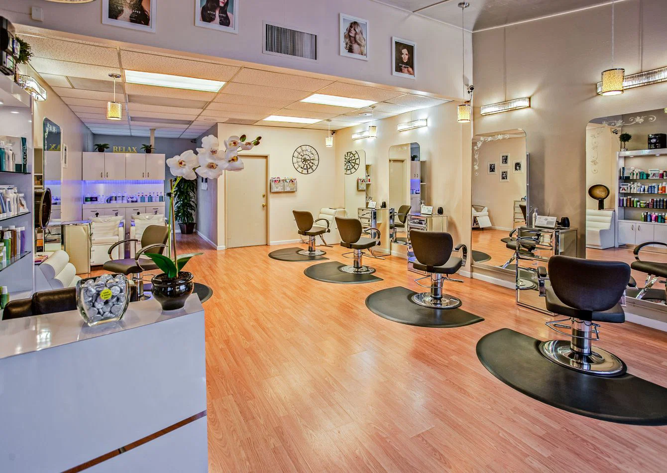 Complete Salon Equipment Package with Premium Retail Inventory