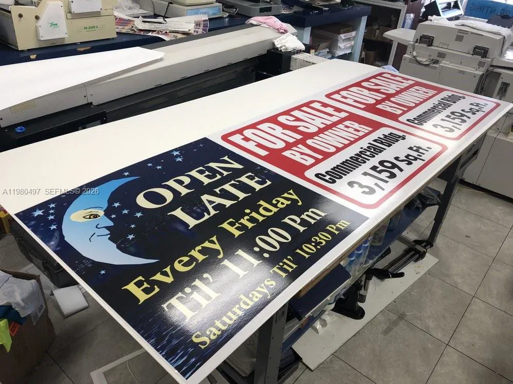 Complete Commercial Print  Sign Equipment Package