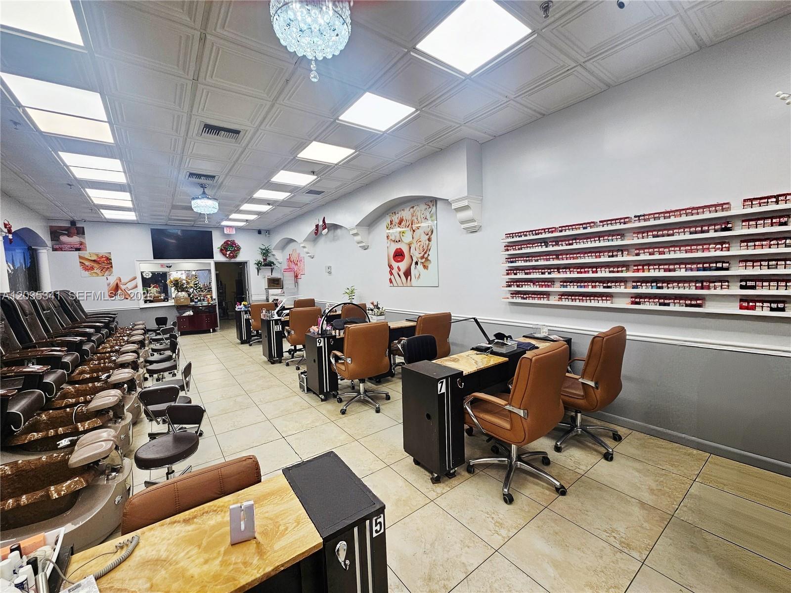 Profitable Nail Salon with High Foot Traffic Location