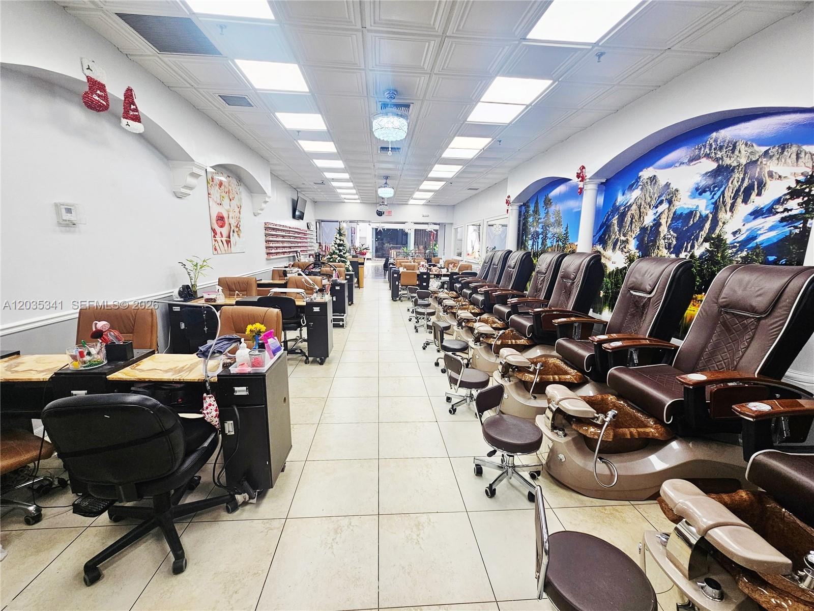 Profitable Nail Salon with High Foot Traffic Location