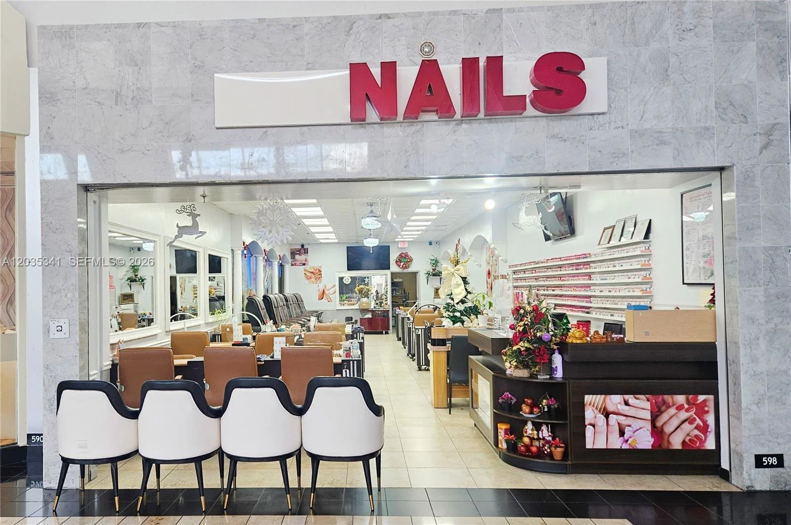 Profitable Nail Salon with High Foot Traffic Location