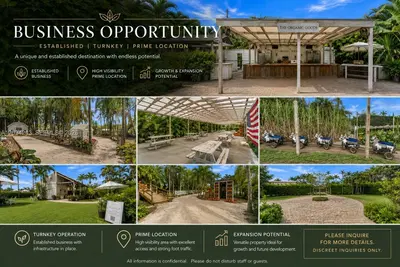 Thriving Agritourism and Event Venue with Strong Brand Recognition