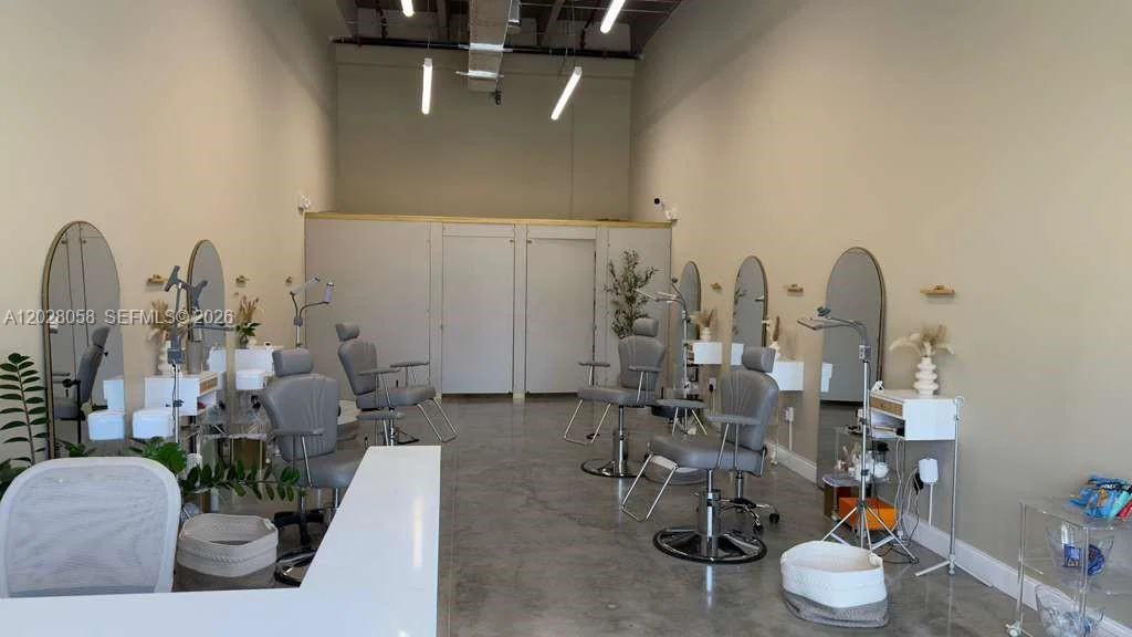 Complete Beauty Studio Assets with Modern Reception and Treatment Stations
