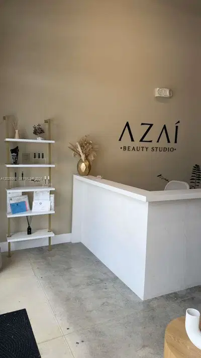 Complete Beauty Studio Assets with Modern Reception and Treatment Stations