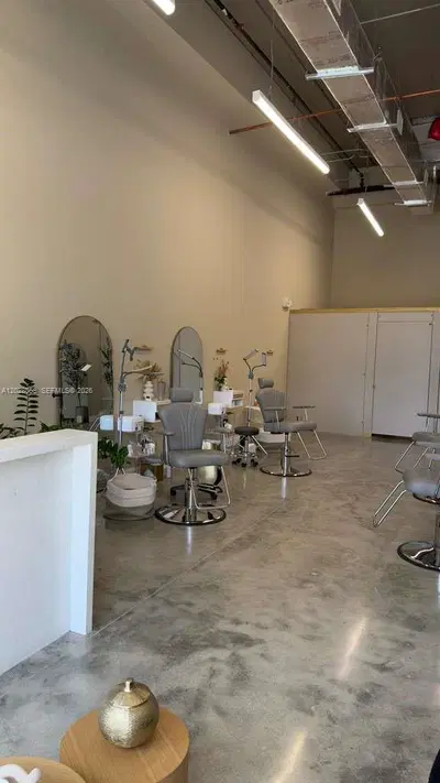 Complete Beauty Studio Assets with Modern Reception and Treatment Stations