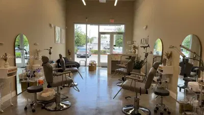 Complete Beauty Studio Assets with Modern Reception and Treatment Stations