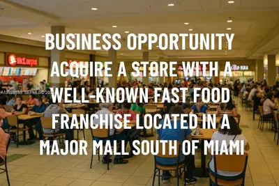 Thriving Fast Food Franchise with Strong Mall Presence