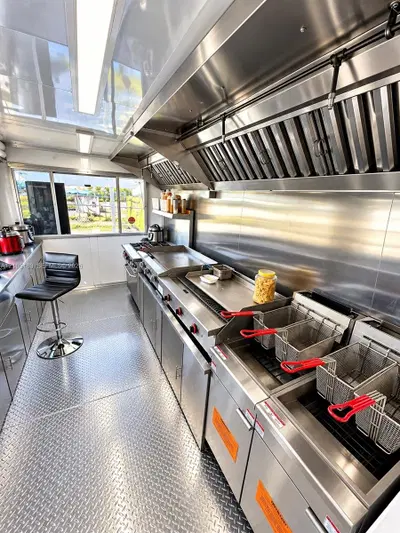 Complete 24 Foot Food Truck with Commercial Grade Equipment