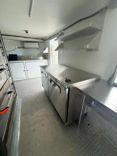 Brand New Food Truck with Mini Split System and Pizza Oven