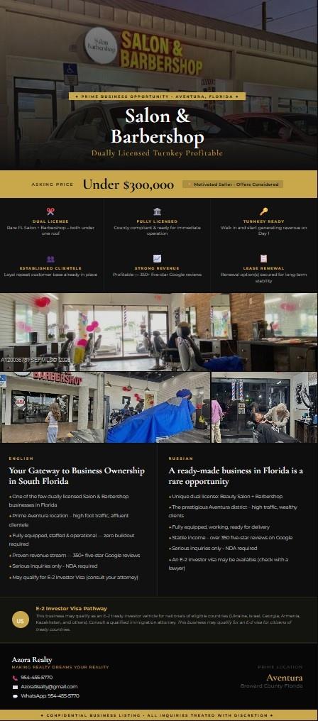 Complete Luxury Salon  Barbershop Assets with Dual Licensing