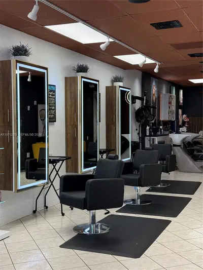 Complete Hair Salon Equipment Package with High End Stations
