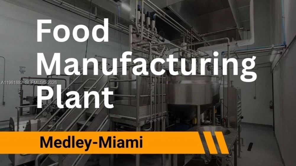 Complete Food Manufacturing Facility with Modern Stainless Steel Equipment